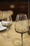 WHITE WINE GLASS 'SMOKE' GLASS