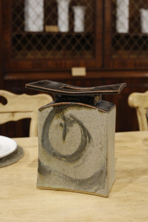 Studio pottery vase- Japanese inspired by Keith Dawdray