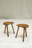 Pair of early 20th century French country stools