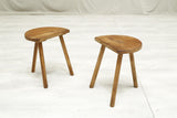 Pair of early 20th century French country stools