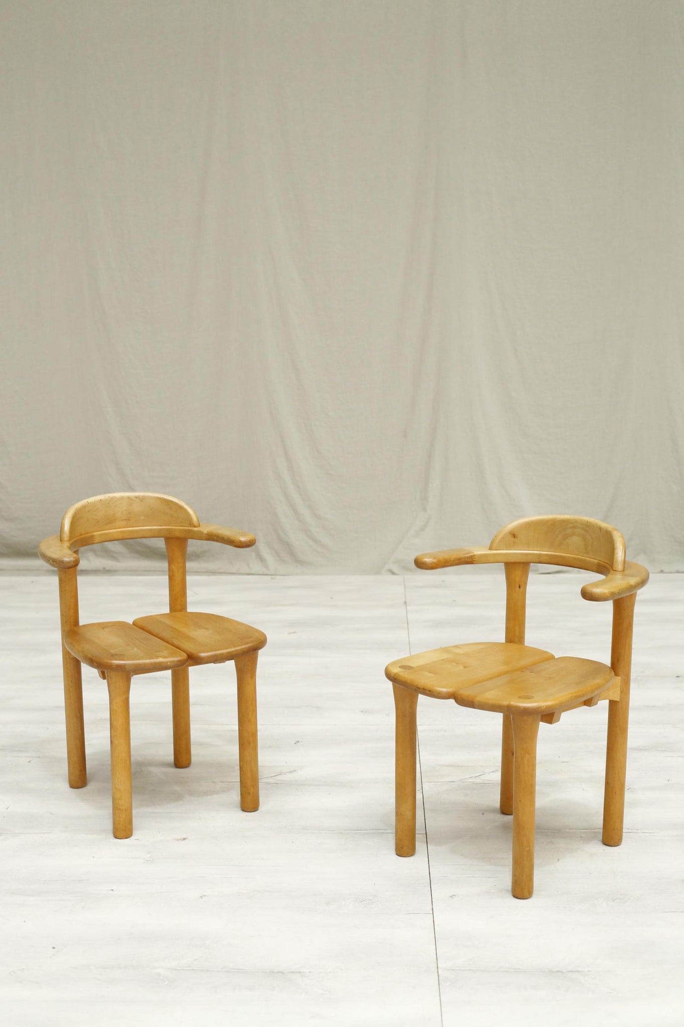 Pair of 1980's desk chairs by Austrian design company team 7