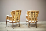 RESERVED Pair of Early 20th century English spoon back armchairs