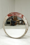 20th century Industrial circular railway mirror