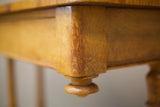 Victorian Ash library table
