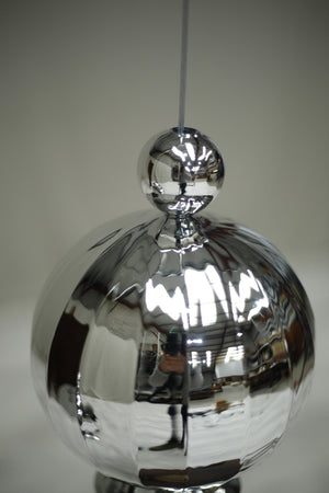 Italian blown glass Witch's ball pendant light