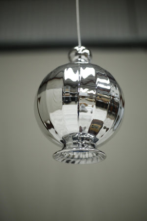 Italian blown glass Witch's ball pendant light
