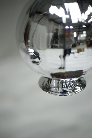 Italian blown glass Witch's ball pendant light