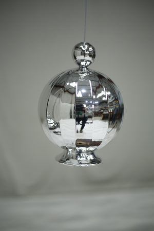 Italian blown glass Witch's ball pendant light