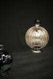 Italian blown glass Witch's ball pendant light