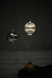 Italian blown glass Witch's ball pendant light