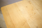 Early 20th century bleached oak dining table - TallBoy Interiors
