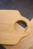 Double hand hole serving board - Oak