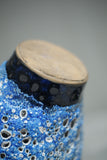 20th century Studio pottery jug with blue lava decoration