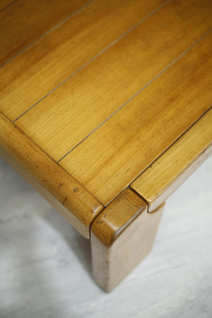 Vintage Mid century blonde wood coffee table