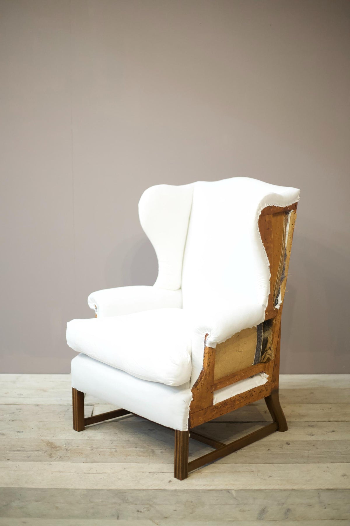 Georgian style wingback armchair - TallBoy Interiors