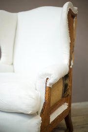 Georgian style wingback armchair - TallBoy Interiors