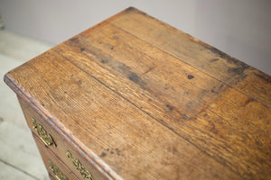 18th century oak dresser base