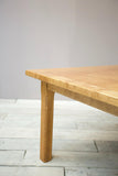 20th century traditionally made solid oak dining table