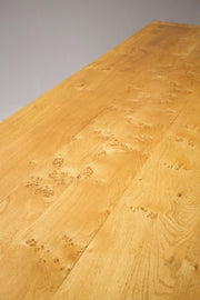 20th century traditionally made solid oak dining table - TallBoy Interiors