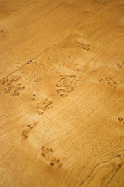 20th century traditionally made solid oak dining table - TallBoy Interiors