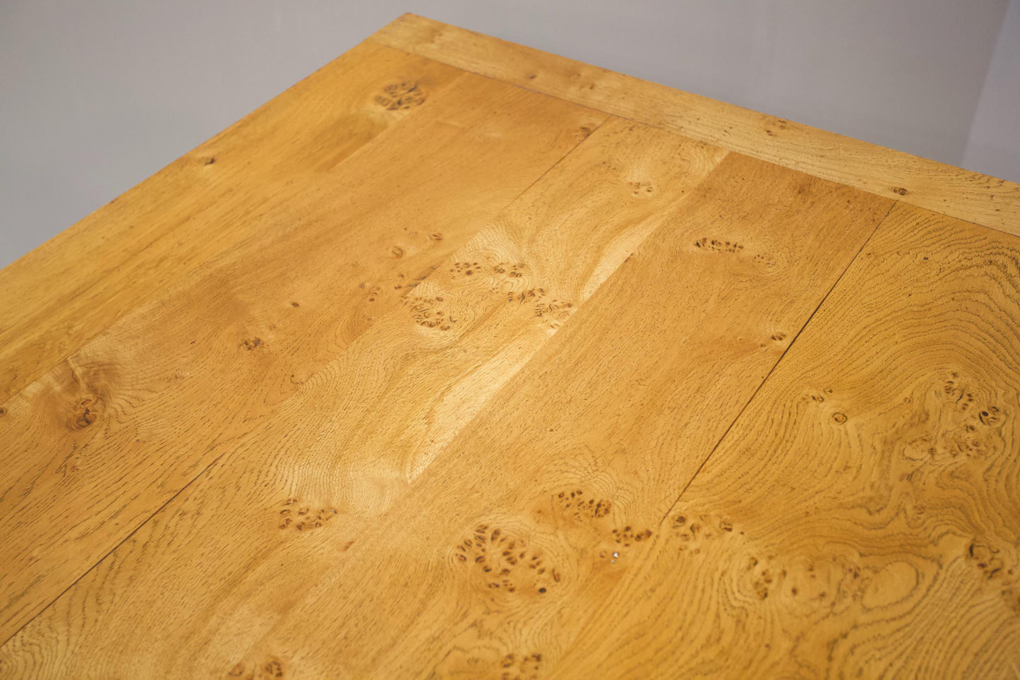 20th century traditionally made solid oak dining table