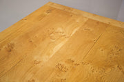 20th century traditionally made solid oak dining table - TallBoy Interiors