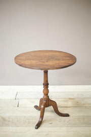 18th century oak circular side table - TallBoy Interiors