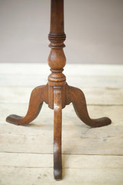 18th century oak circular side table - TallBoy Interiors