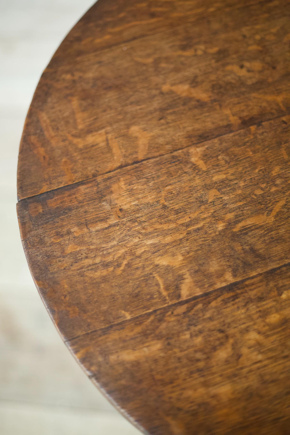 18th century oak circular side table - TallBoy Interiors