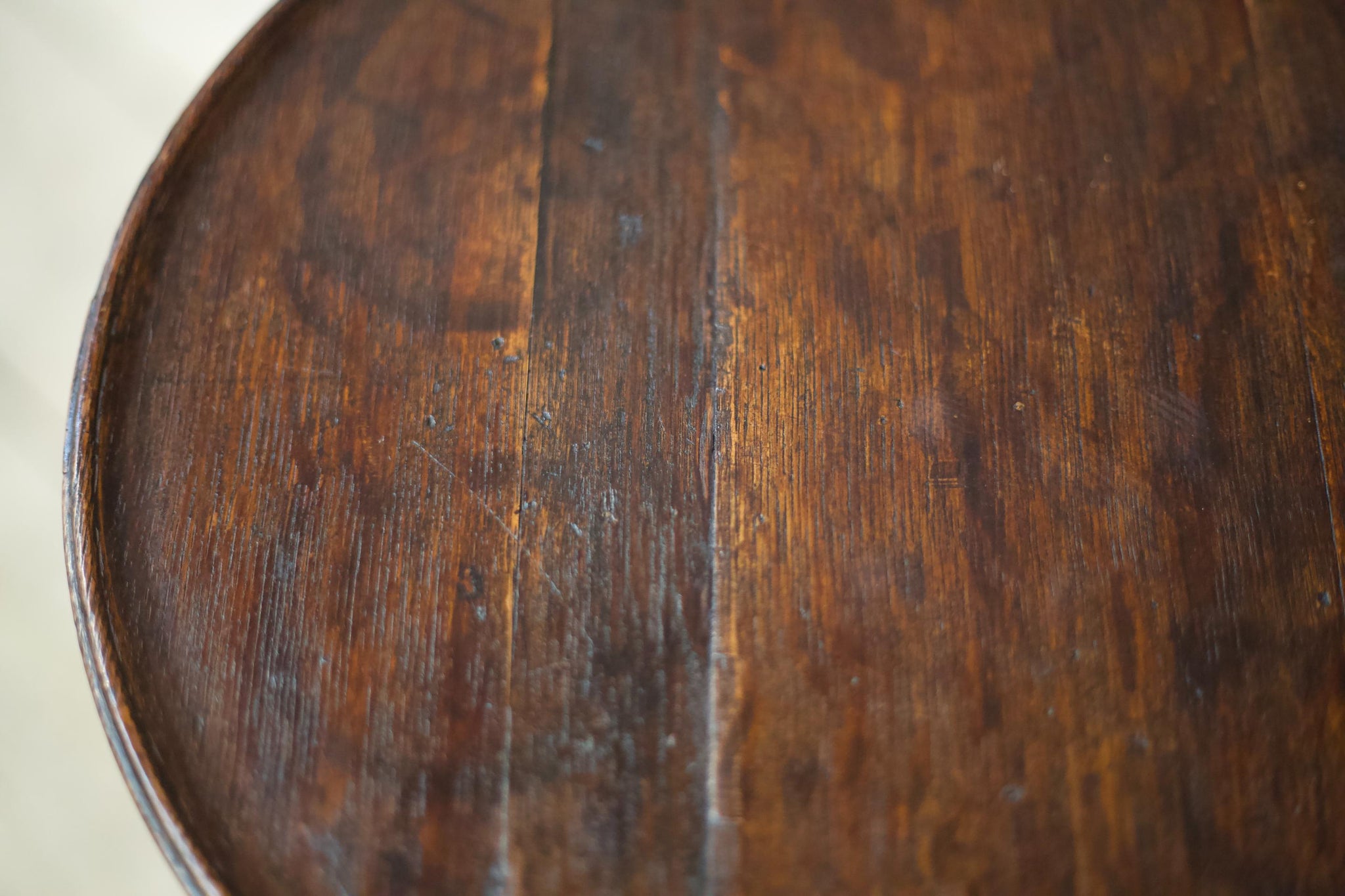 18th century small oak wine table