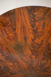 William IV flame mahogany tilt top centre table - TallBoy Interiors