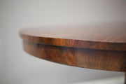 William IV flame mahogany tilt top centre table - TallBoy Interiors