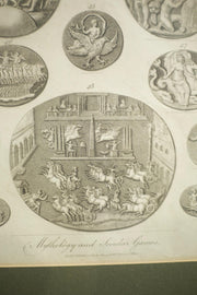 18th century book plate of intaglio's - TallBoy Interiors