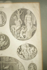 18th century book plate of intaglio's - TallBoy Interiors
