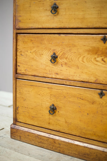 19th century Ash Aesthetic movement chest of drawers