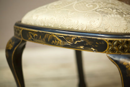 Pair of c.1900 Chinoiserie side chairs