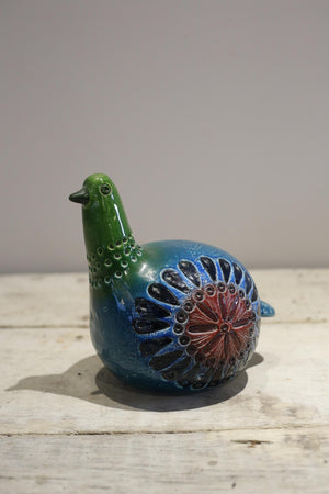 20th century Studio pottery glazed bird