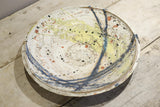 Large studio pottery wall charger by Nigel Hoyle
