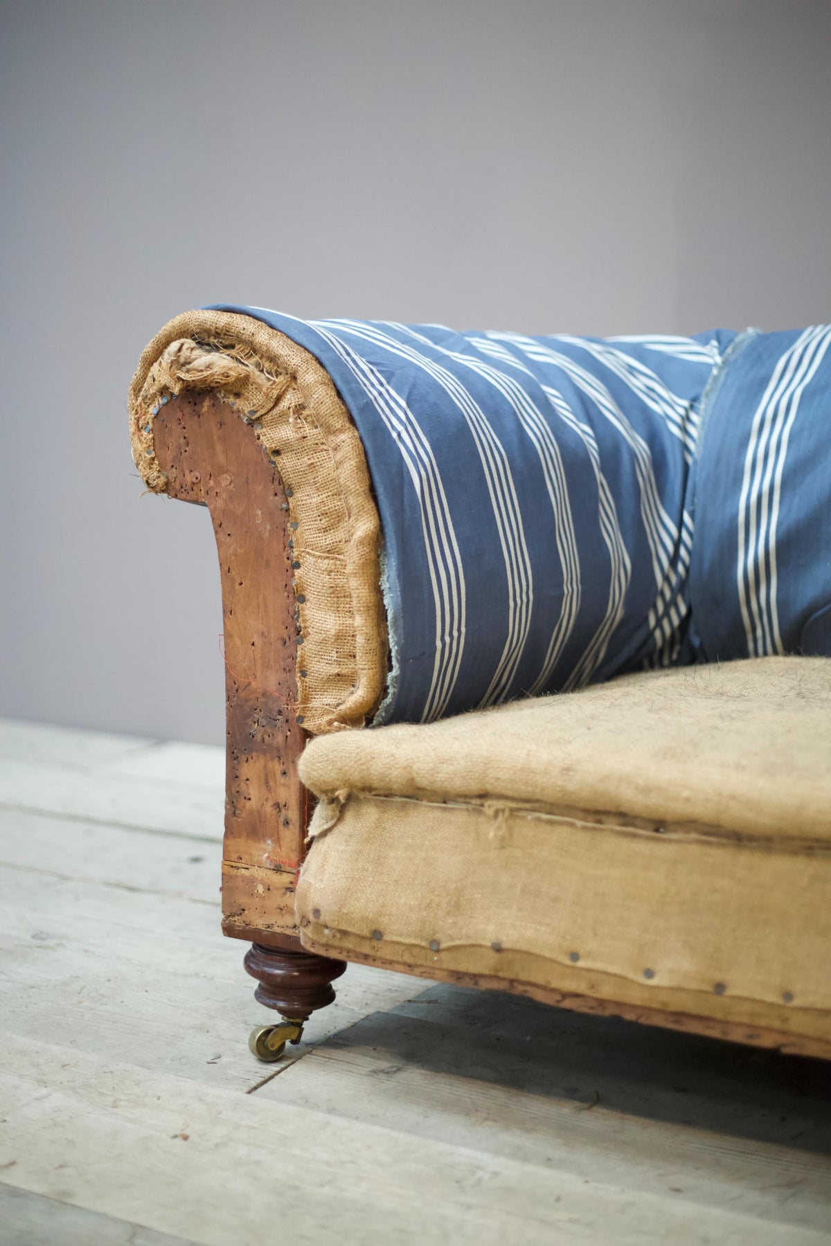 19th century English chesterfield sofa by Cornelius V Smith - TallBoy Interiors