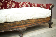 Antique c.1900 Camel back deep seated country house sofa - TallBoy Interiors