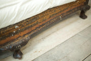Antique c.1900 Camel back deep seated country house sofa - TallBoy Interiors