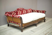 Antique c.1900 Camel back deep seated country house sofa - TallBoy Interiors
