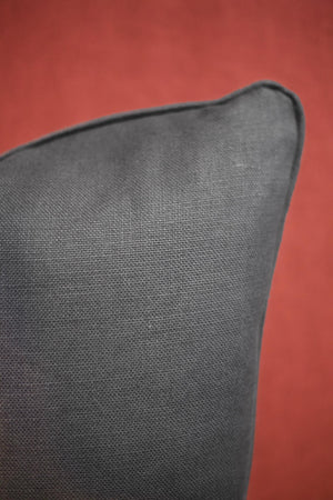 Black Linen scatter cushions - 20inch