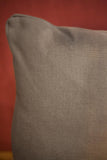 Taupe linen scatter cushions - 20 inch