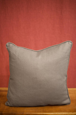 Taupe Linen scatter cushions - 18inch