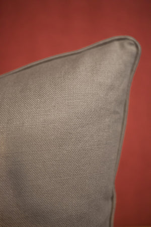 Taupe Linen scatter cushions - 18inch