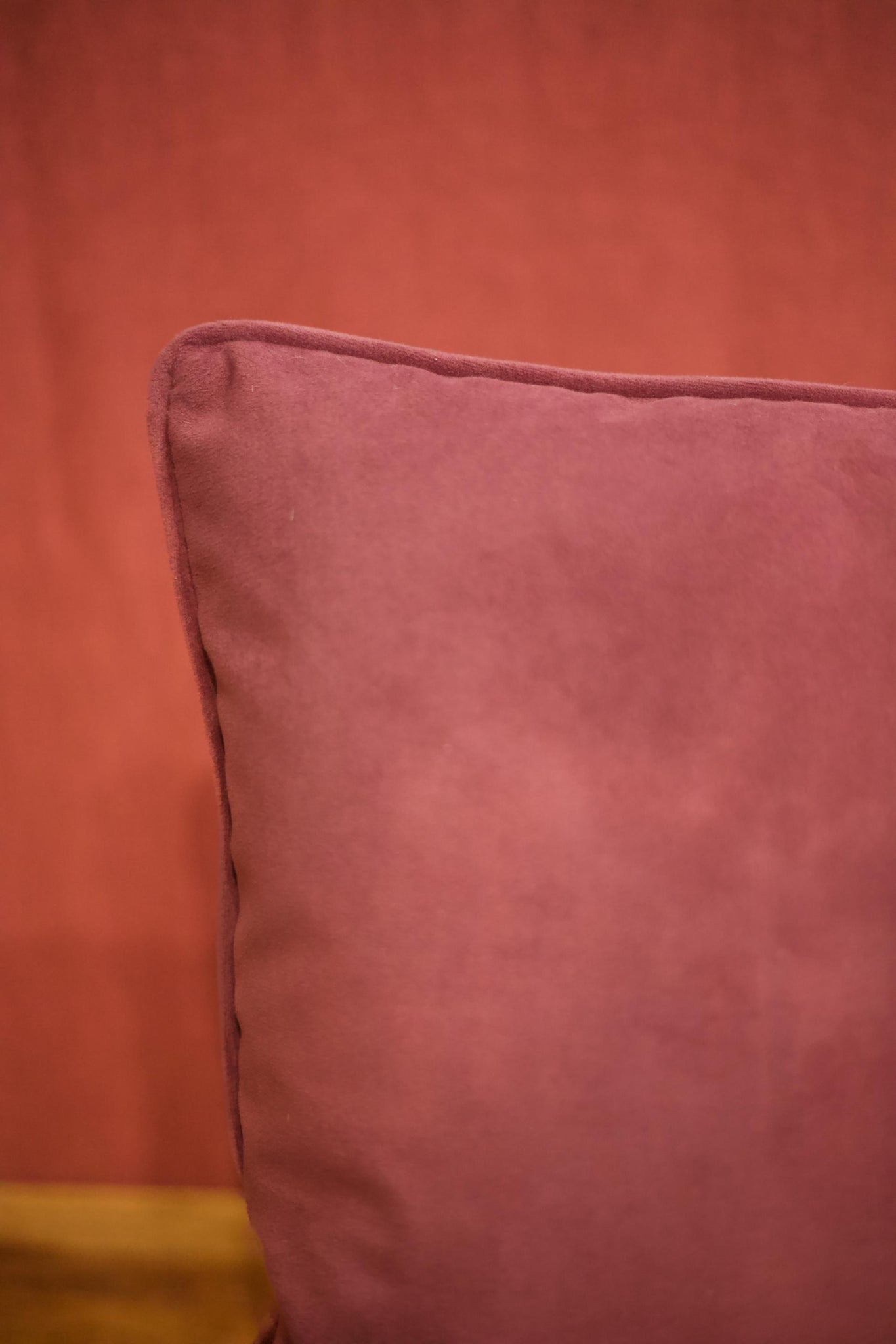 Indian red velvet scatter cushions - 18 inch