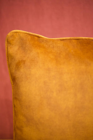 Ground cumin worn velvet scatter cushions - 20 inch