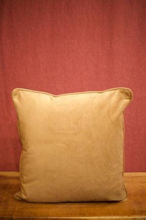 Caramel Velvet scatter cushions - 20 inch