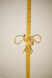 Mid century Spanish gilt metal floor lamp - Bright - TallBoy Interiors